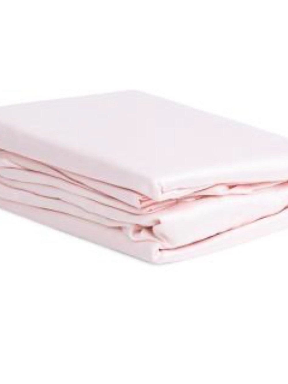 Satin Bliss Pale PINK Laura Ashley Queen Sheet Set - BONUS Storage Bag NWT - Picture 2 of 7